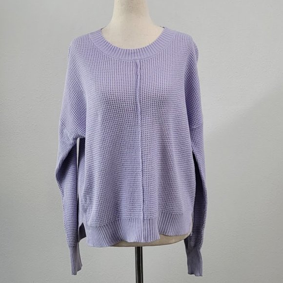 SWEET ROMEO seed stitch sweater lilac Sz XS - Picture 2 of 8